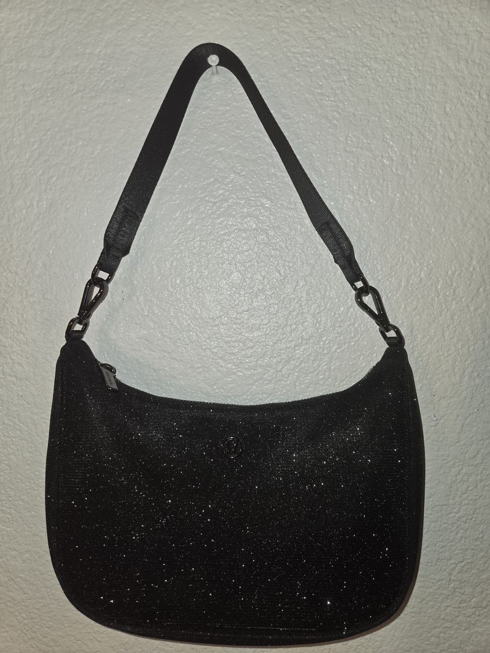 Lululemon Black Sparkle Shoulder Bag - Very Rare